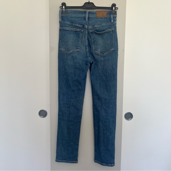 Madewell The Perfect Vintage Jean - Straight Leg - Medium Blue Wash - Size 26 - Picture 6 of 14